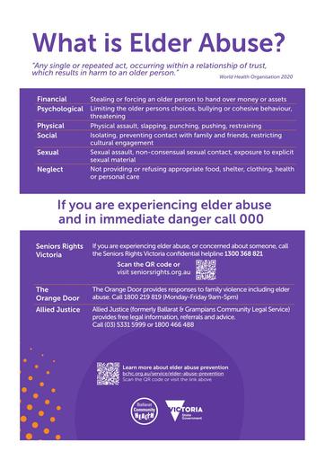 What is elder abuse?