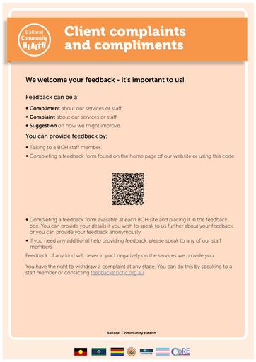 Client Complaints and Compliments