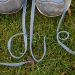 shoe laces spelling love