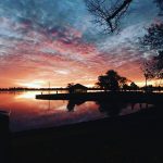 Lake Wendouree at sunset