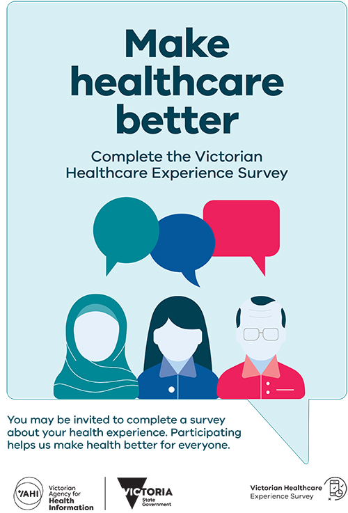 Victorian Health Experience promotion poster